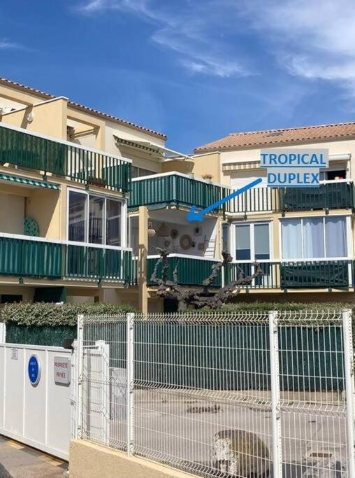 Tropical Duplex : Bord De + Piscine Apartment Frontignan